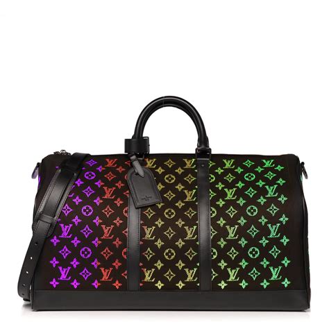 LOUIS VUITTON Jacquard Monogram Light Up Keepall.